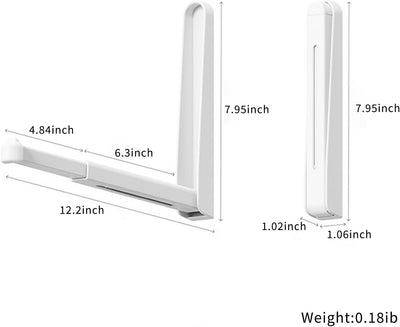Organizador colgador adhesivo plegable extensible 4.3-8pulg