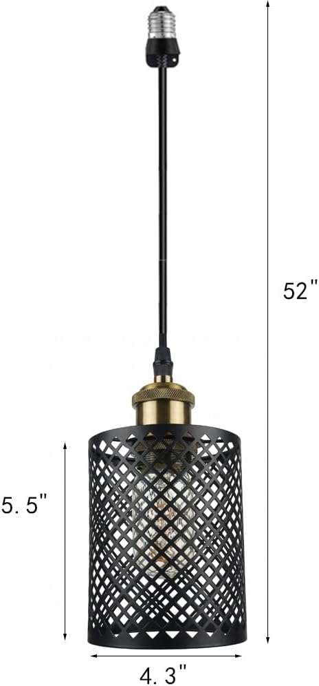 Lámpara colgante E26 kit conversión luz empotrada