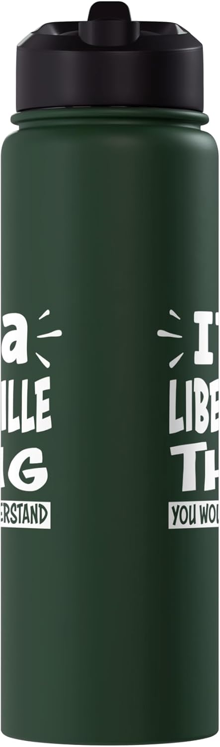 Botella de agua acero inoxidable sin BPA Libertyville Lovers