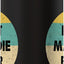 Botella de agua acero inoxidable Maudie Name aislada