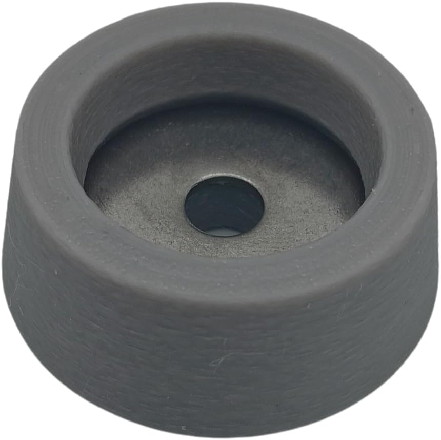 Pies parachoques poliuretano 1.5pulg gris set 4