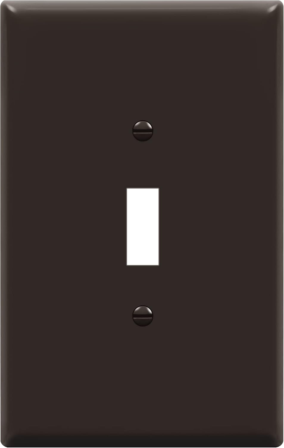 Placa interruptor luz palanca acabado brillante 5.5x3.5"