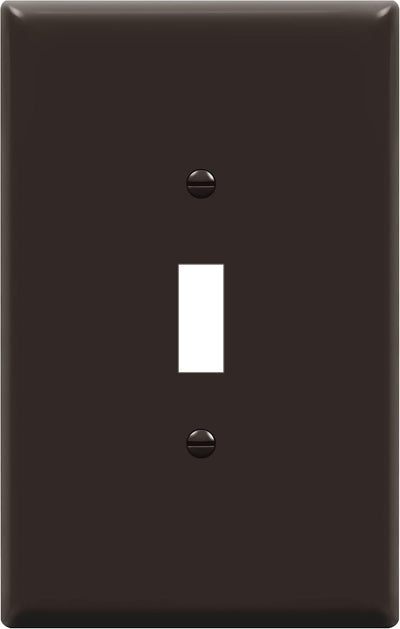 Placa interruptor luz palanca acabado brillante 5.5x3.5"
