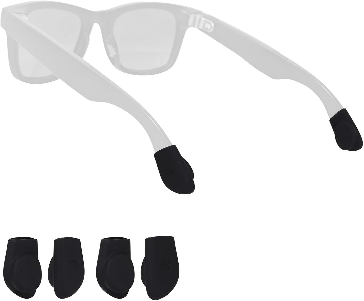 4 Agarraderas Oídos Silicona Antiderrap para Lentes Meta Smart