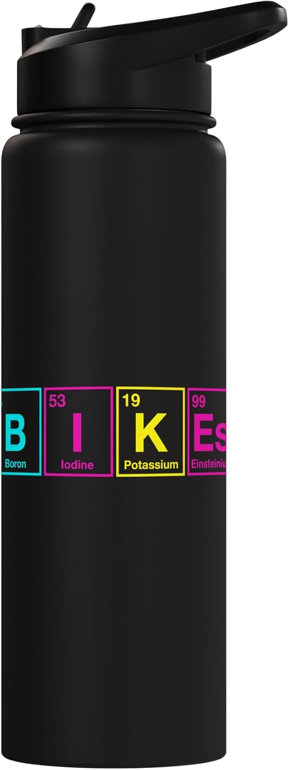 Botella de agua aislada de acero inoxidable BIKES Periodic Table
