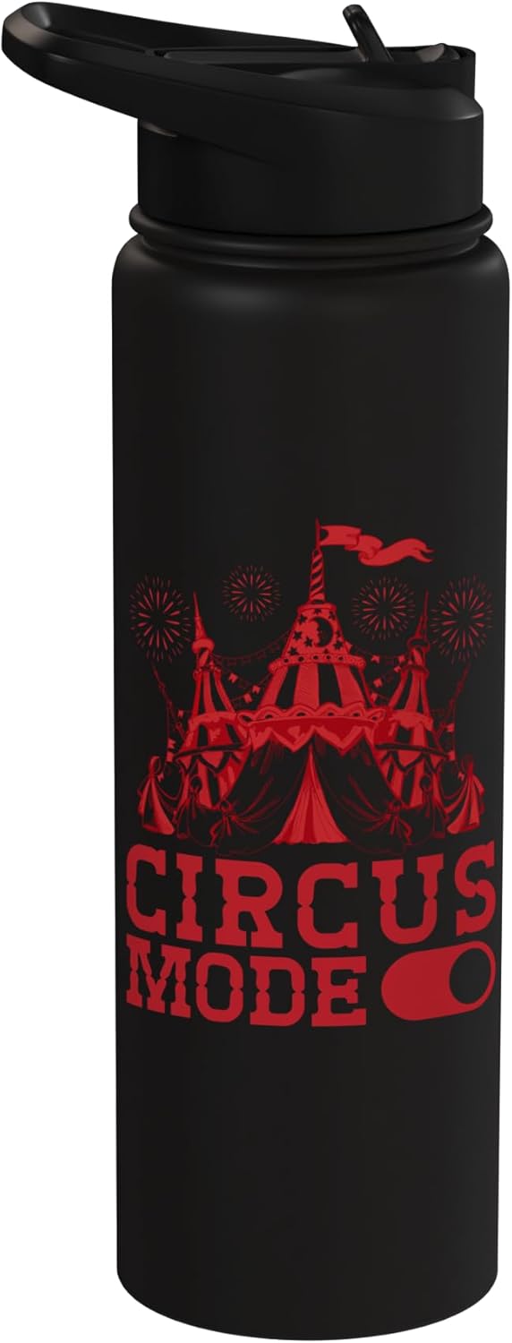 Bottella de agua aislada de acero inoxidable para traje de circo