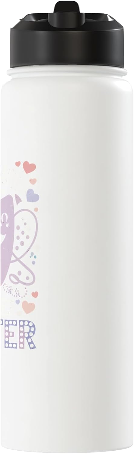 Botella de agua acero inoxidable aislada para teatro