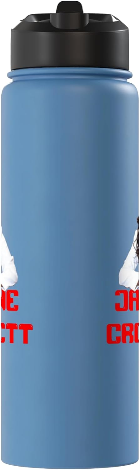 Botella de agua aislada de acero inoxidable Jasmine Crockett