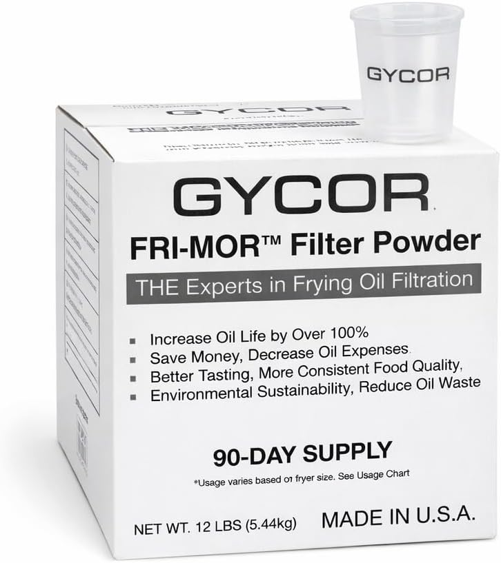 Filtro aceite freidora en polvo ahorra 50% costo
