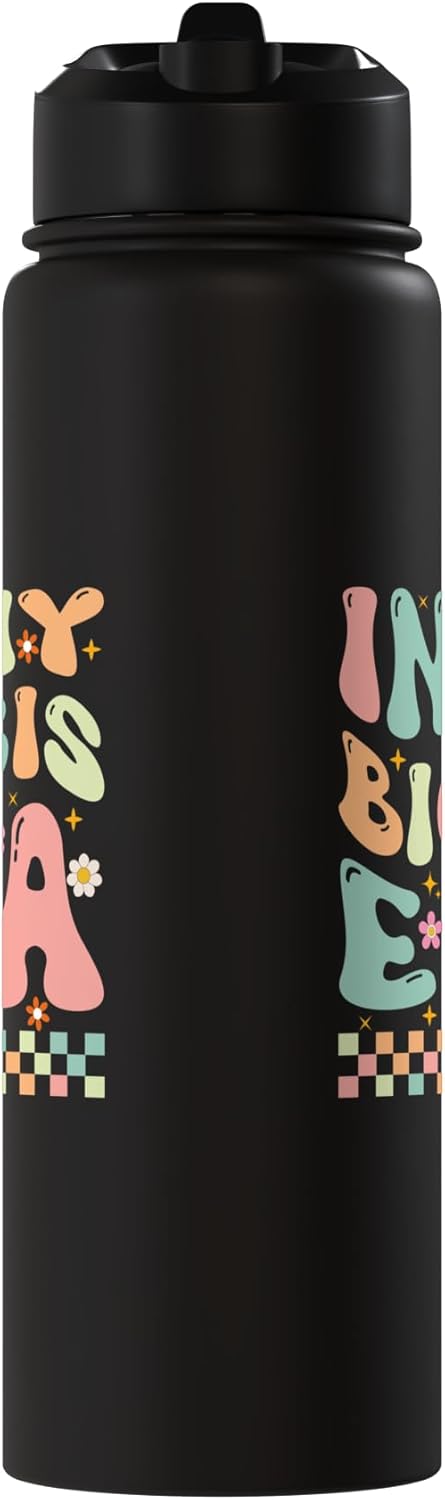 Botella de agua aislada de acero inoxidable In My Big Sis