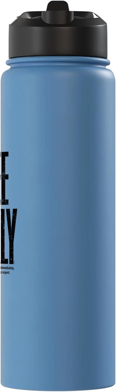 Botella de agua acero inoxidable con humor dialecto devon