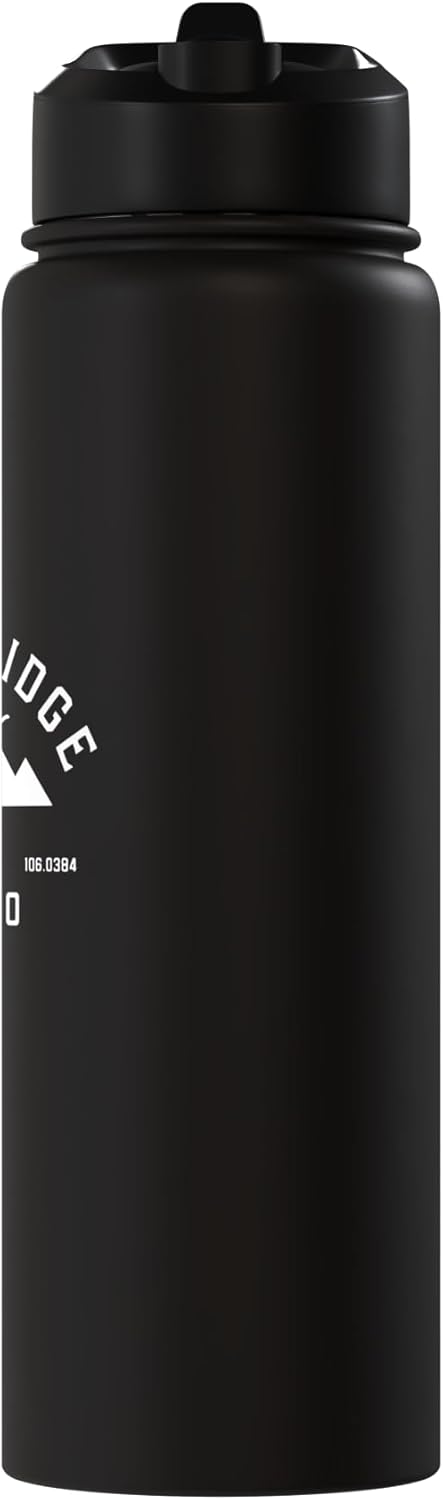 Botella de agua acero inoxidable aislada Bear Mountain Breckenridge