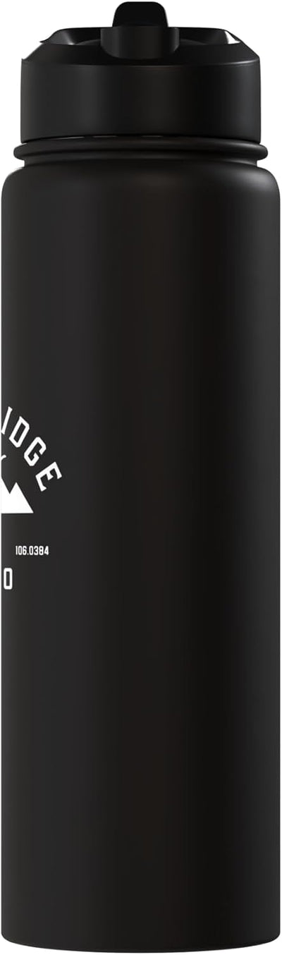 Botella de agua acero inoxidable aislada Bear Mountain Breckenridge