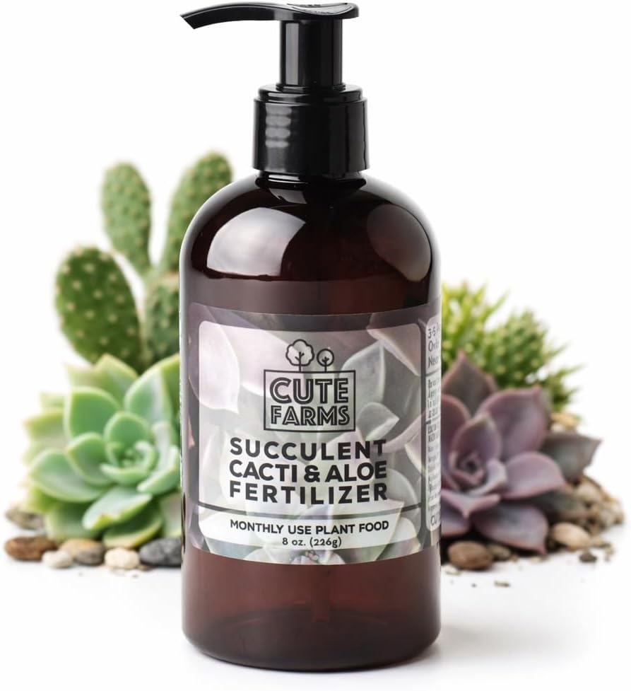Fertilizante suculento cactus aloe 8oz uso mensual