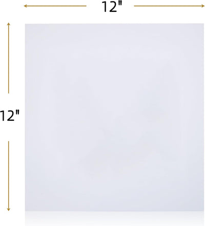 50 Tableros Sin Ácidos 12x12pulg 4 Capas para Fotos y Obras de Arte