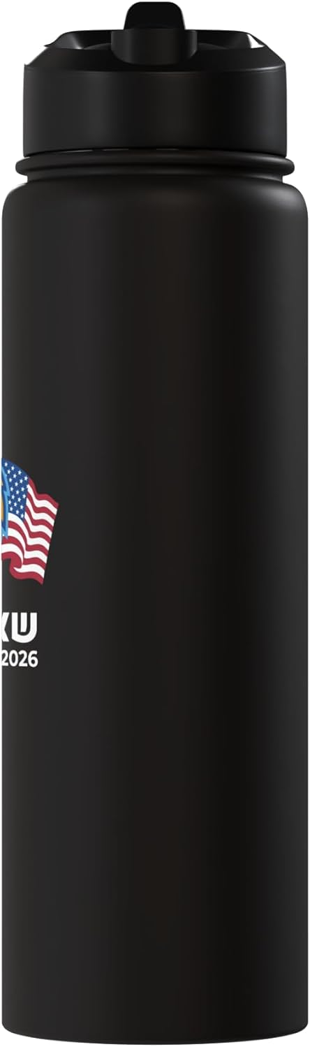 Botella de agua acero inoxidable sin BPA con diseño bandera Israel