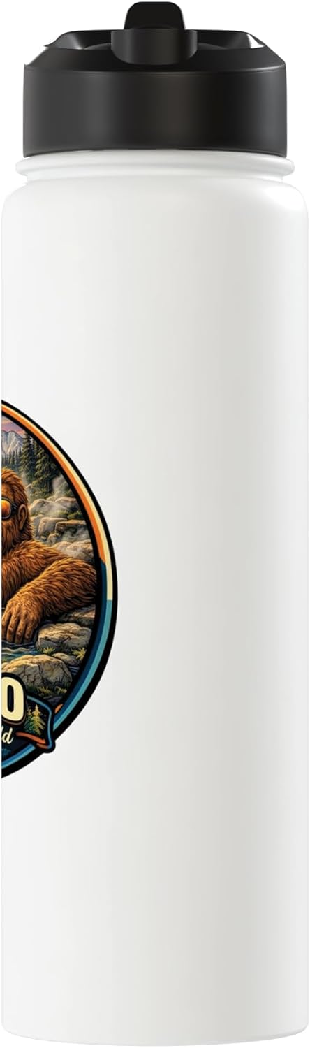 Botella de agua acero inoxidable aislada Idaho Rugged Bigfoot