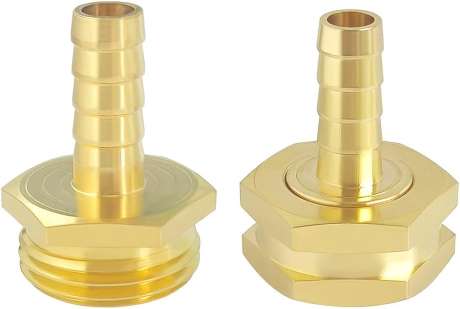Kit reparación manguera 3/8pulg conector latón abrazaderas