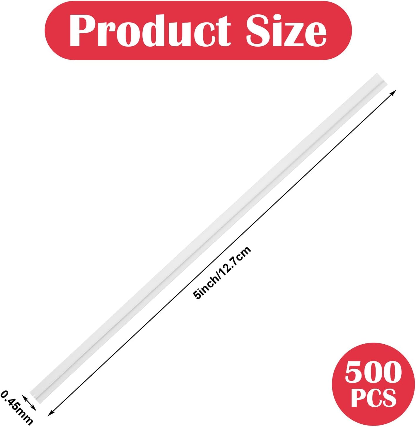 Lazo papel blanco giratorio reutilizable 5pulg