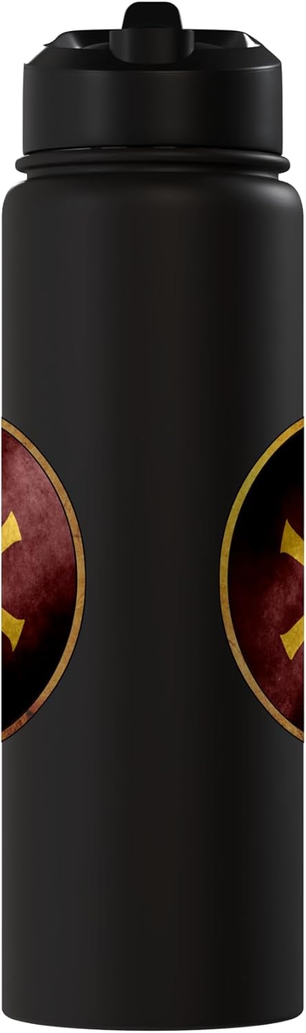 Botella de agua acero inoxidable símbolo Chi Rho Imperio Romano