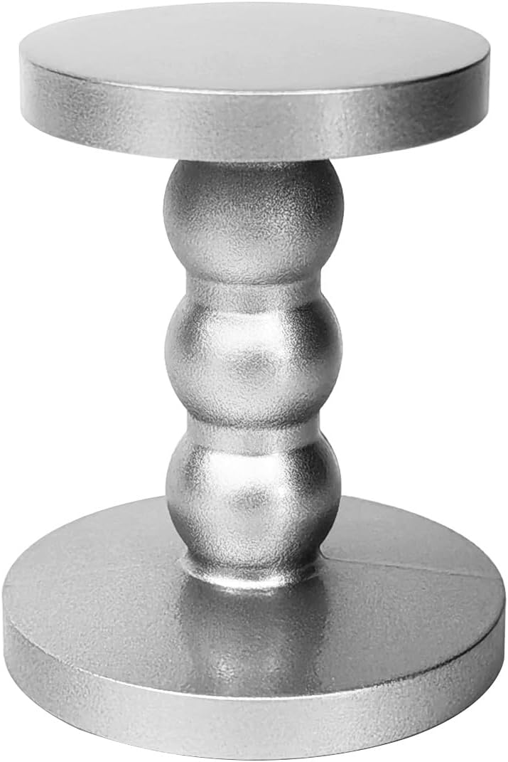 Tamper café doble cara 2.008x2.283pulg plata