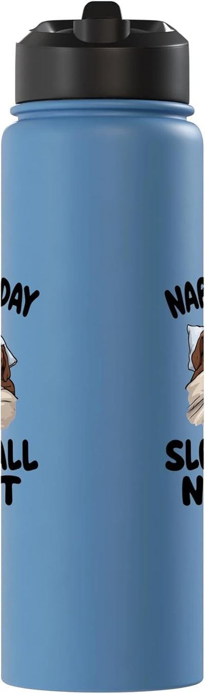 Botella agua acero inox aislada perro Chesapeake