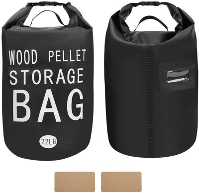 Bolsa almacenamiento pellets madera 22lb con asas
