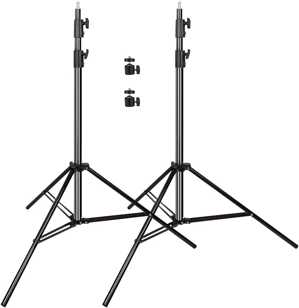 Soporte luz aluminio ajustable para foto video