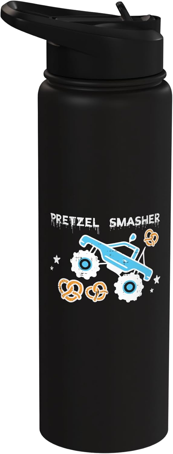 Botella agua acero inox aislada para niños Oktoberfest