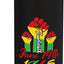 Botella de agua acero inoxidable aislada Juneteenth