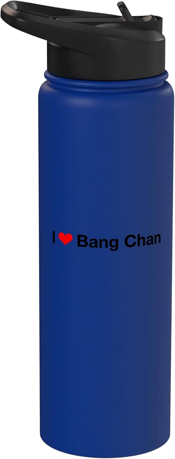 Botella agua aislada acero inox I Love Bang Chan