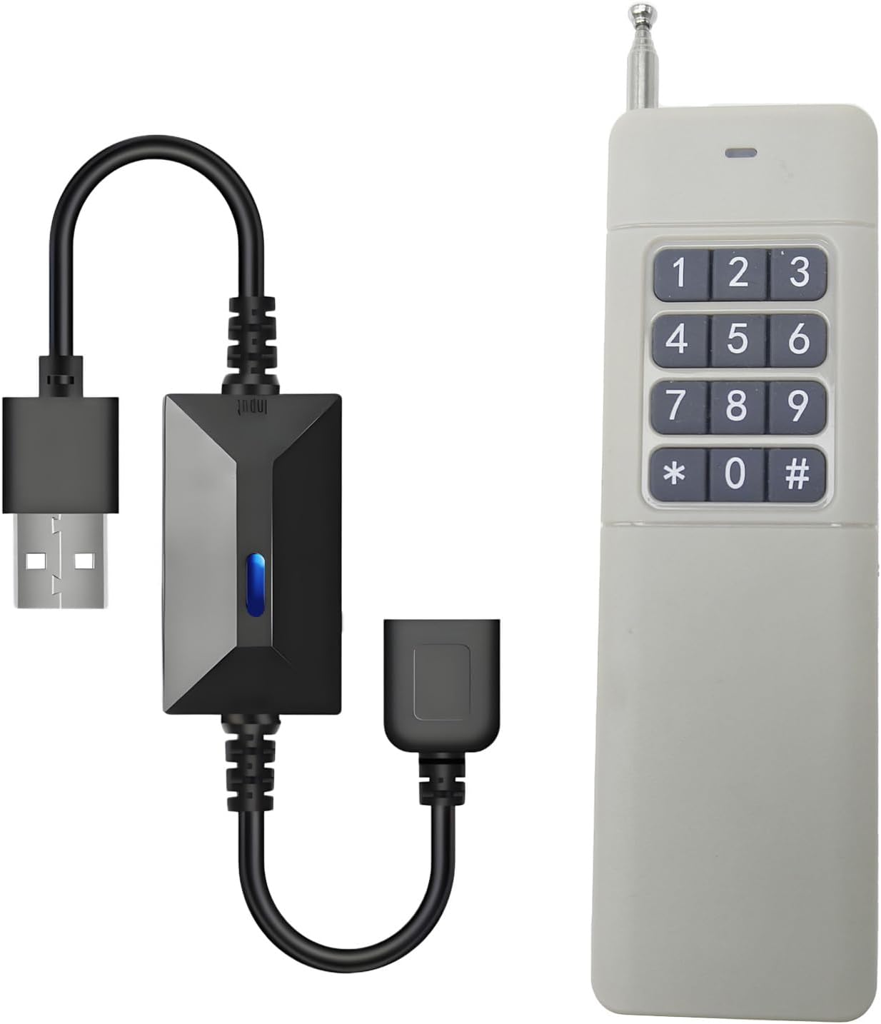 Interruptor control remoto USB 5V para luces LED y ventiladores