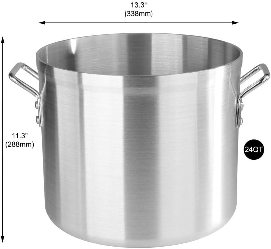 Olla Aluminio 24qt Sin Cubierta