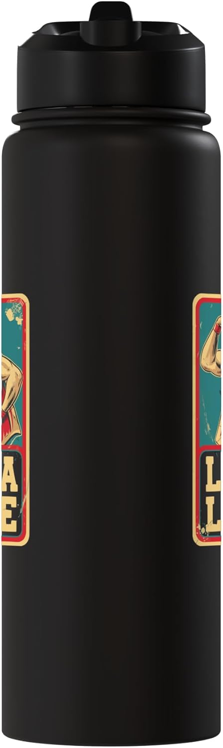 Bottle de agua acero inoxidable lucha libre mexicana