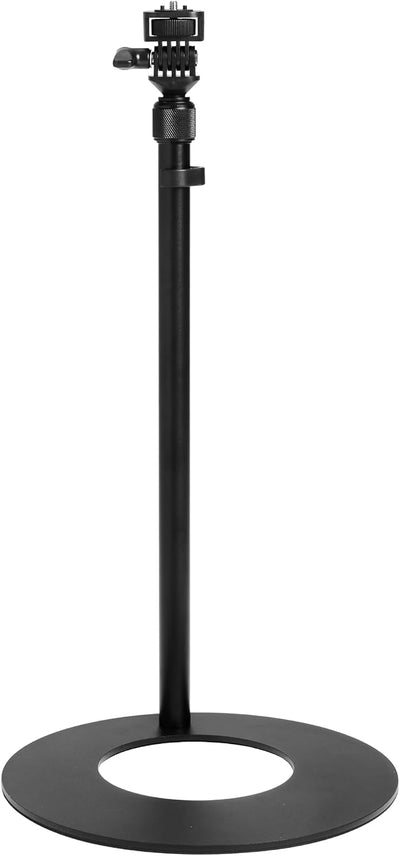 Soporte escritorio aluminio ajustable 1/4-20 pulg negro