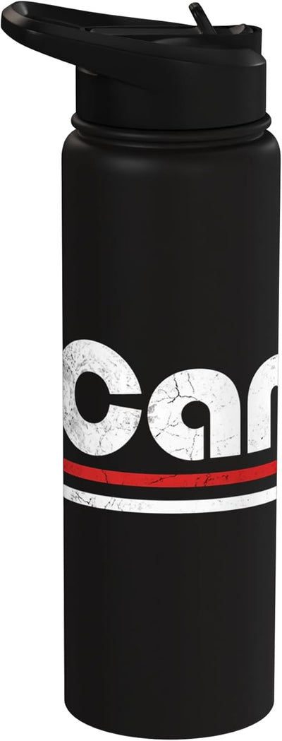 Vaso térmico acero inox bandera Canadá retro