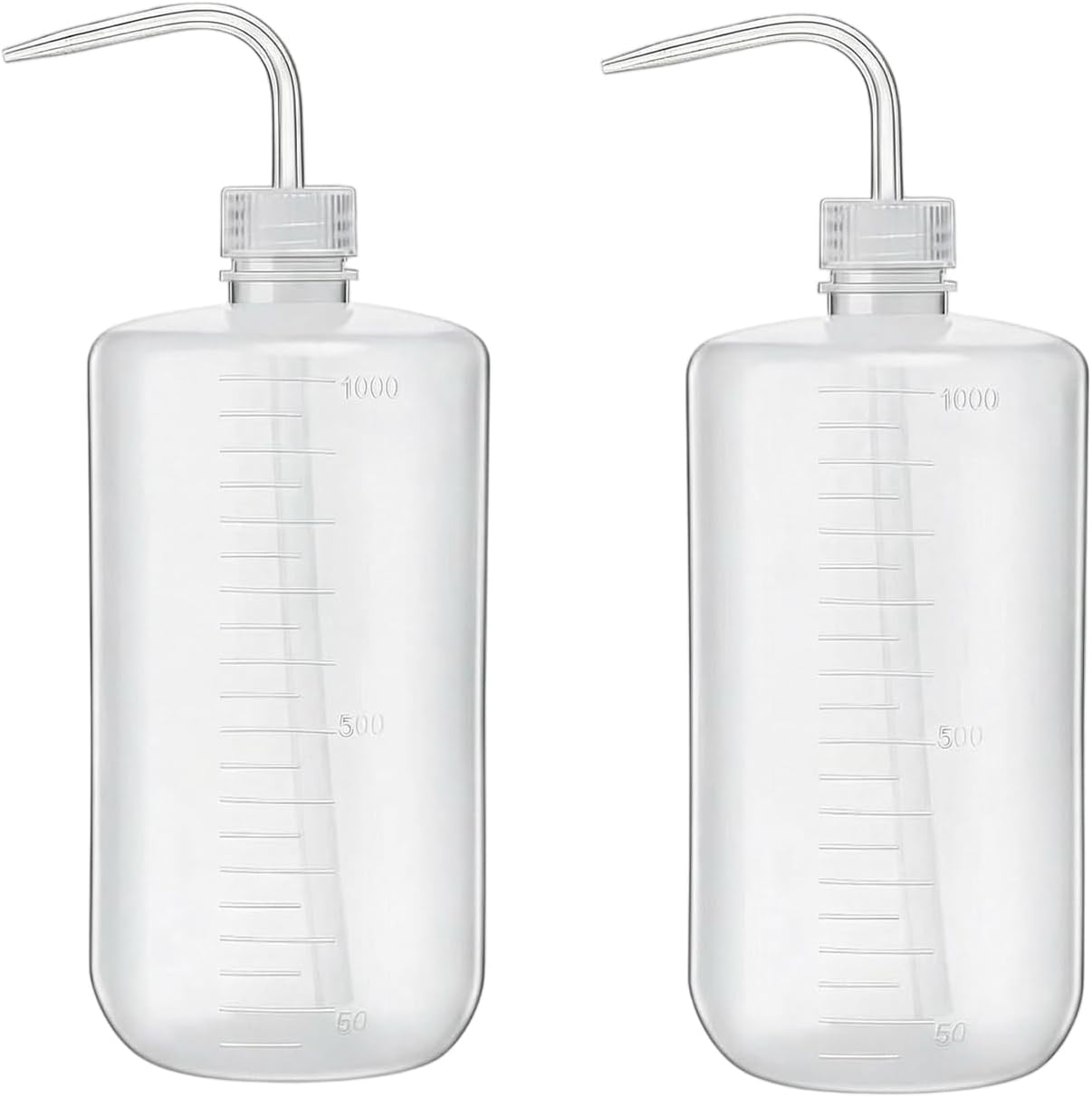 2 Botellas Plástico Vacío 33.8oz Riego Doble Medición
