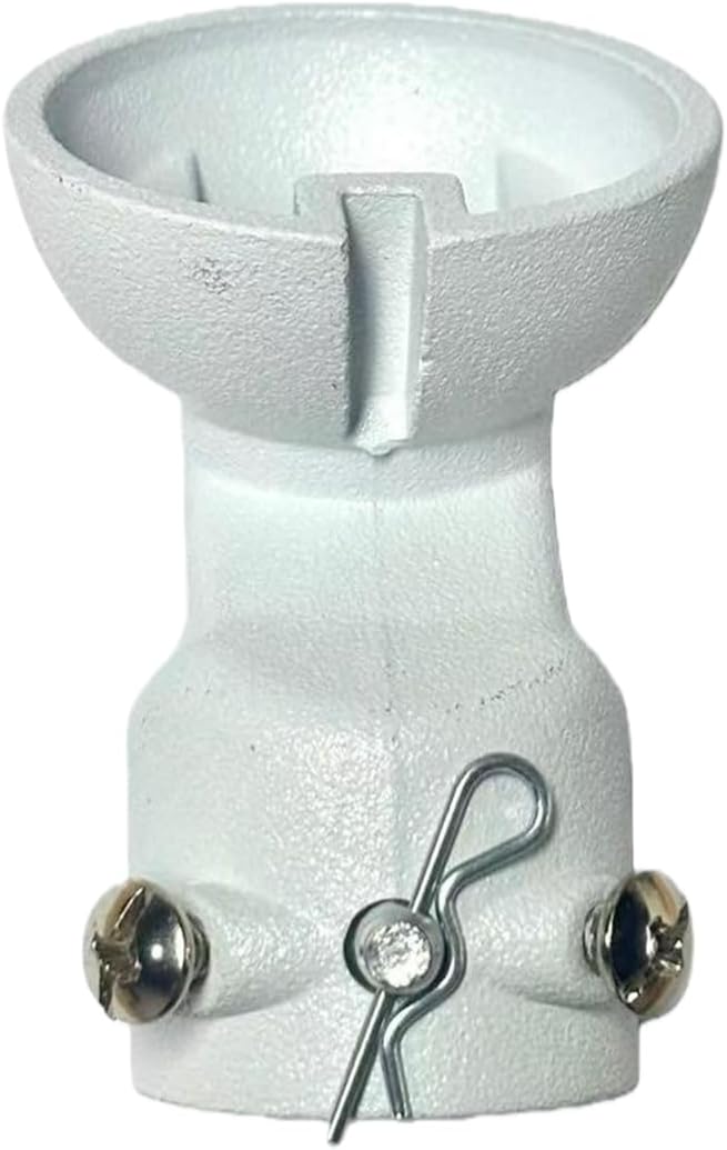 Adaptador ventilador techo inclinado hasta 45° blanco
