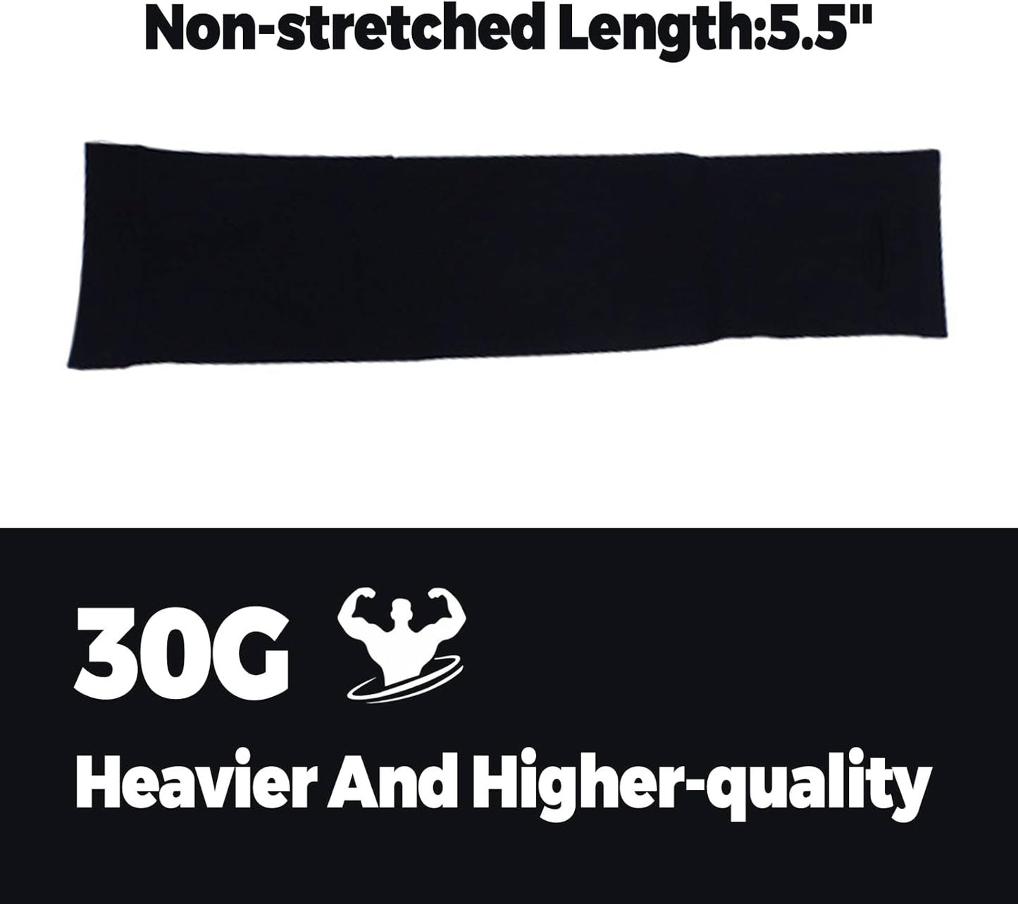 Mangas UV para hombre y mujer 2 Uds blanco y negro