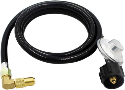 Regulador propano 5ft adaptador 90 grados parrilla Blackstone 17-22