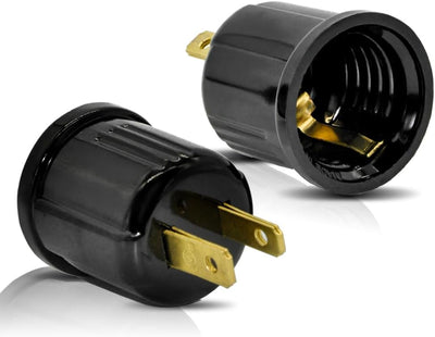 Adaptador salida enchufe bombilla E26/E27 polarizado 660W