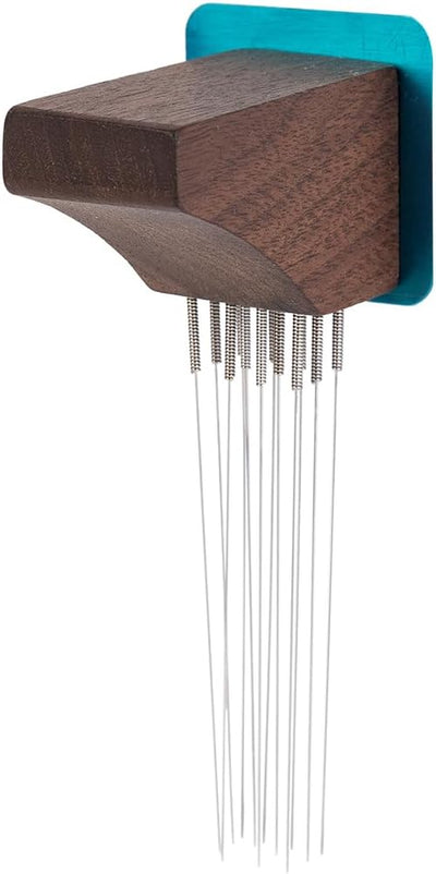 Herramienta magnética distribuidor café 12 puntas madera nogal