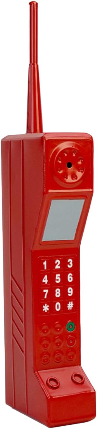 Adorno teléfono retro estilo 80-90 decoración