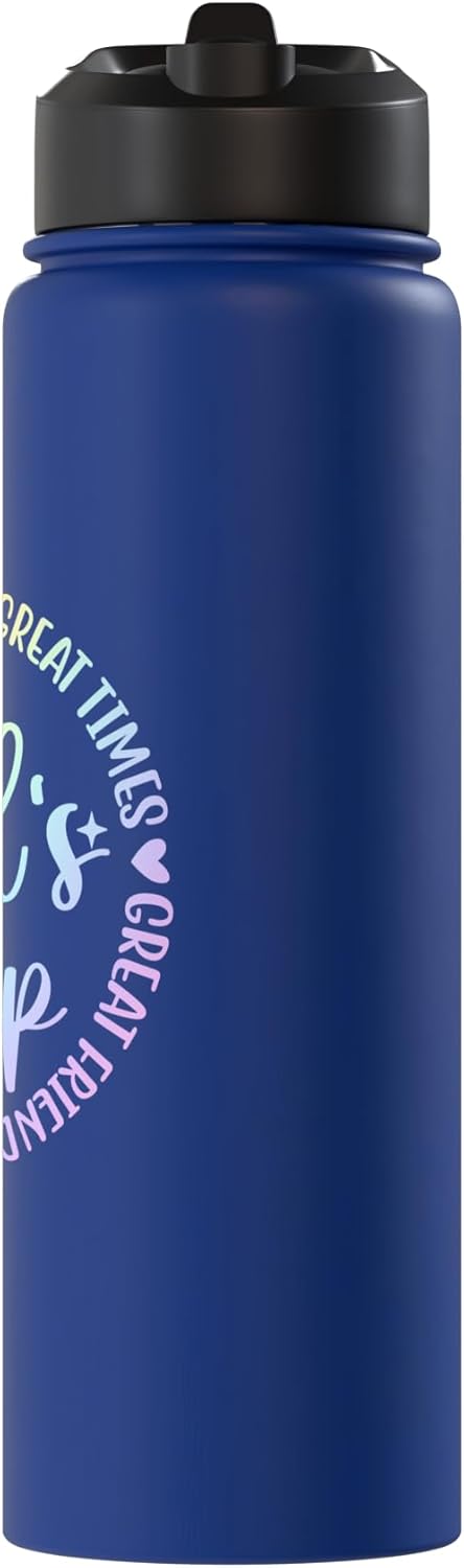 Botella agua acero inox aislada para chicas 2026
