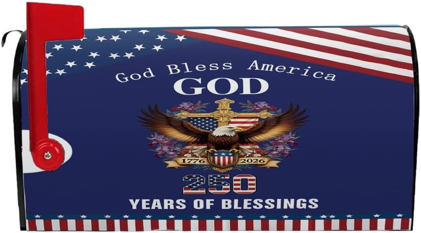 Fundas magnéticas para buzón bandera americana impermeables