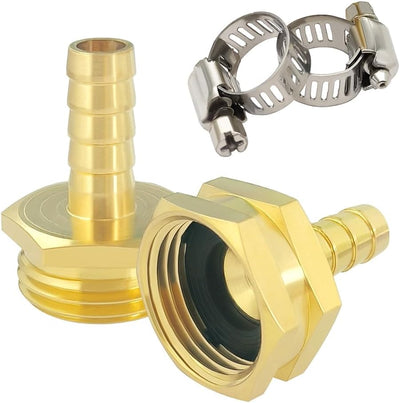 Kit reparación manguera 3/8pulg conector latón abrazaderas