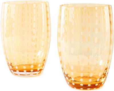 Set 2 Vasos Perle Zafferano Mujer