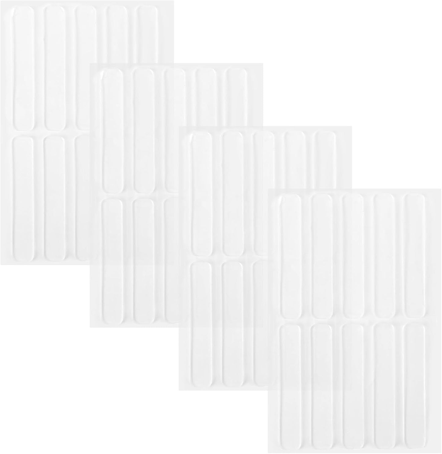 40 Pzas Parachoques Silicona Transparente Autoadhesivos