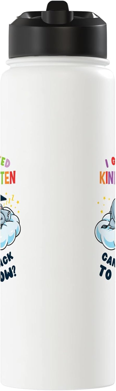 Bolso de agua acero inoxidable graduación elefante divertido