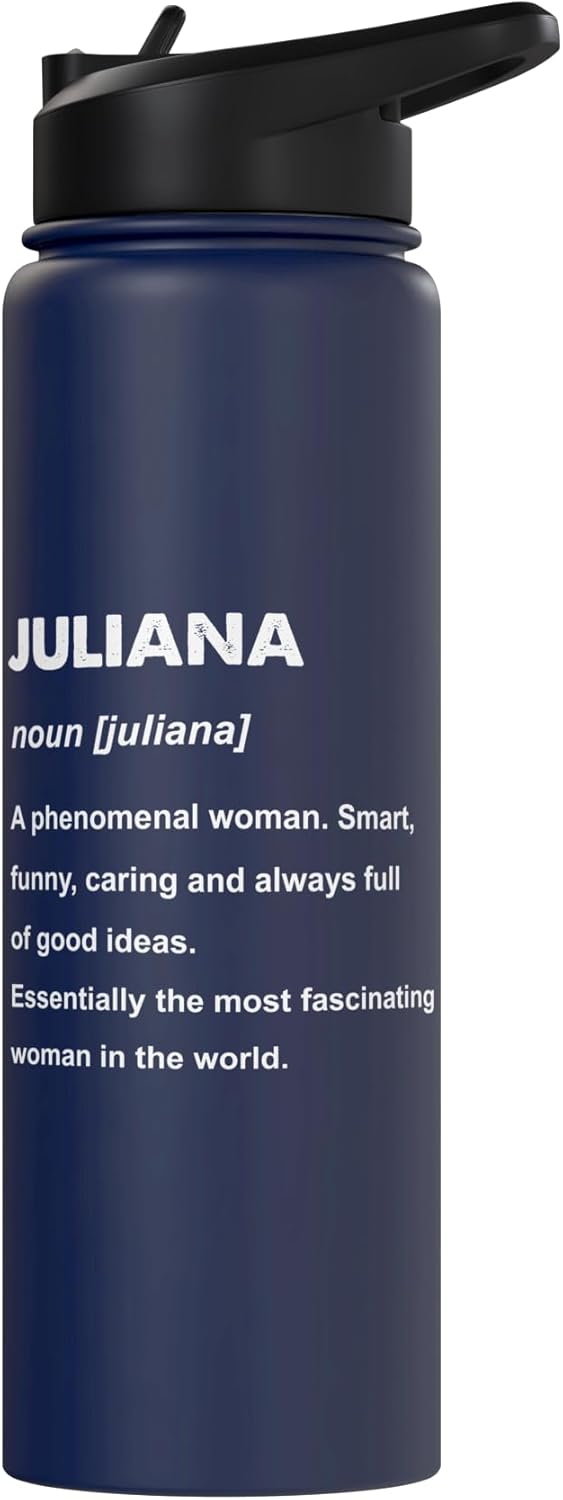 Botella de agua aislada de acero inoxidable Juliana Name
